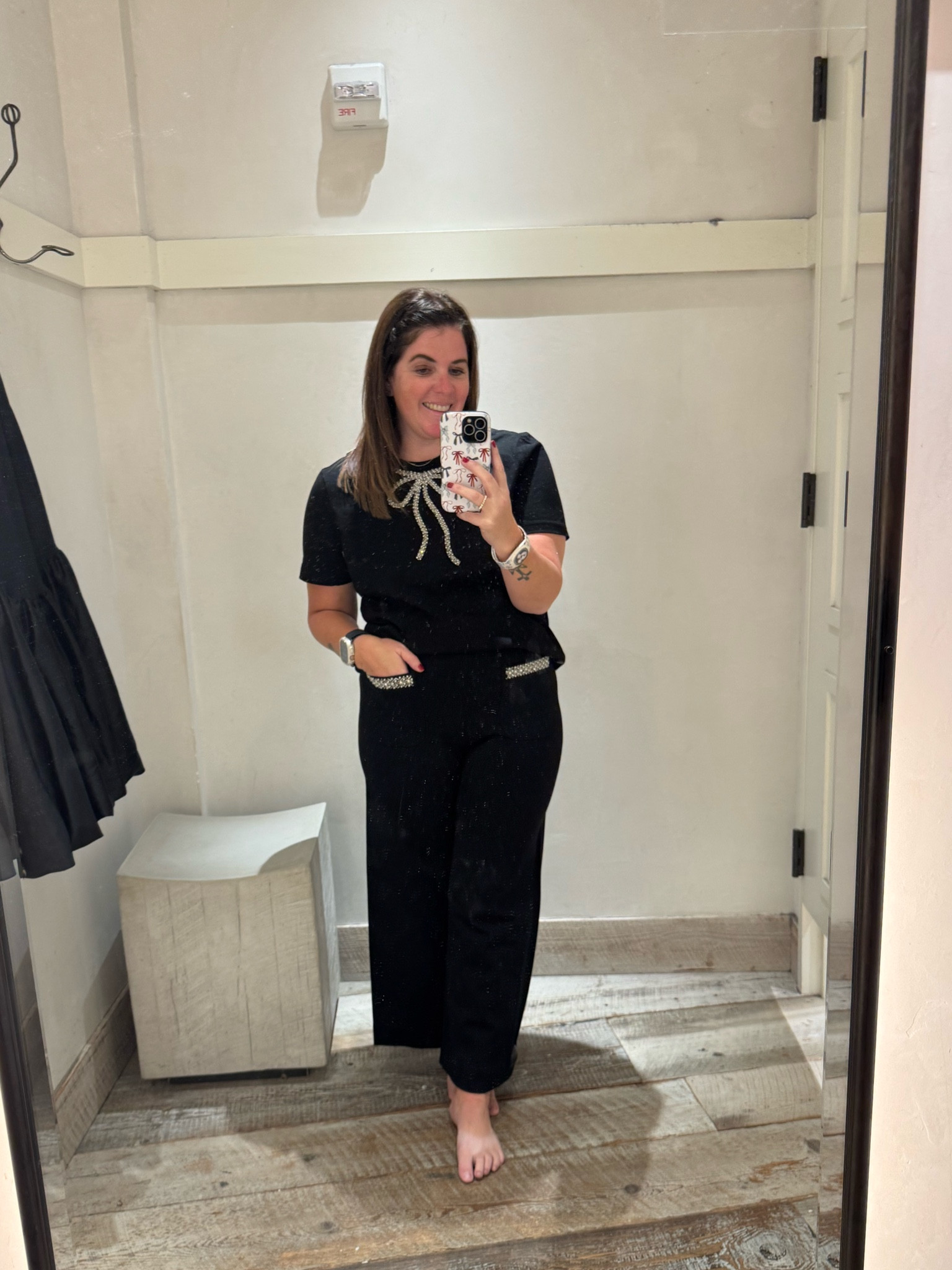 Looking for a holiday look that isn’t a dress?! This embellished tee and pants are the perfect option! There is a touch of sparkle, but not too much, and you can dress this look up or down! Both pieces run TTS and they are 30% off during Anthropologie’s Black Friday Sale! 

#LTKSaleAlert #LTKStyleTip #LTKCyberWeek