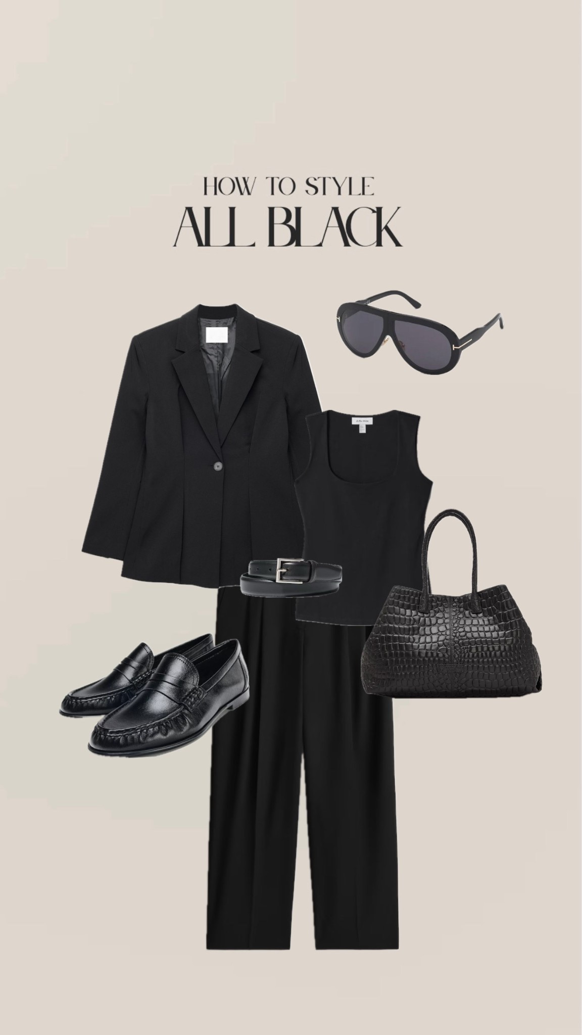 A look in all black 

#LTKstyletip #LTKdeutschland #LTKworkwear