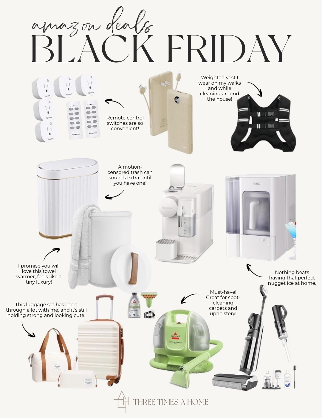 Amazon Black Friday is in full swing, so I rounded up my favorite deals for you and your home. 🤍✨ so many of my go-tos are on sale right now.

@amazon #ad #winterfavorites2025 #founditonamazon

#LTKmomlife #LTKSaleAlert #LTKHome