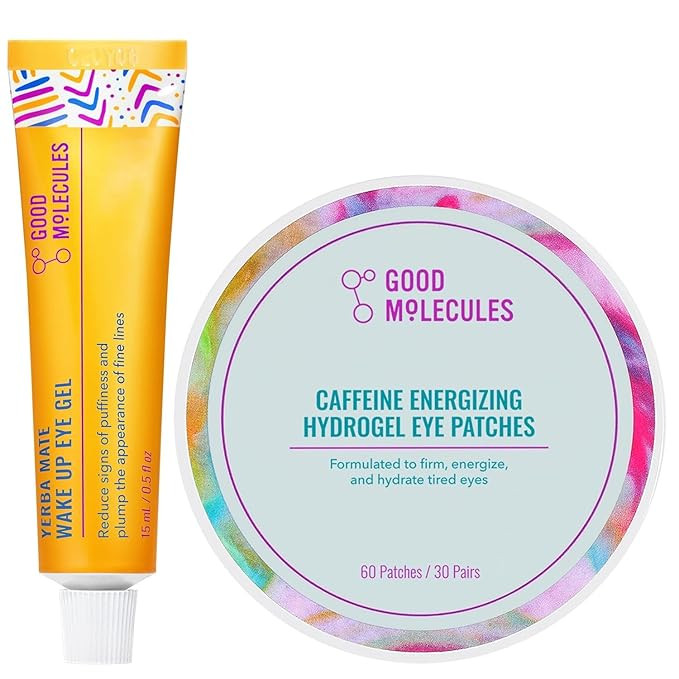 Good Molecules Under Eye Cream and Eye Patches for Dark Circles, Puffiness and Tired Eyes - Yerba... | Amazon (US)