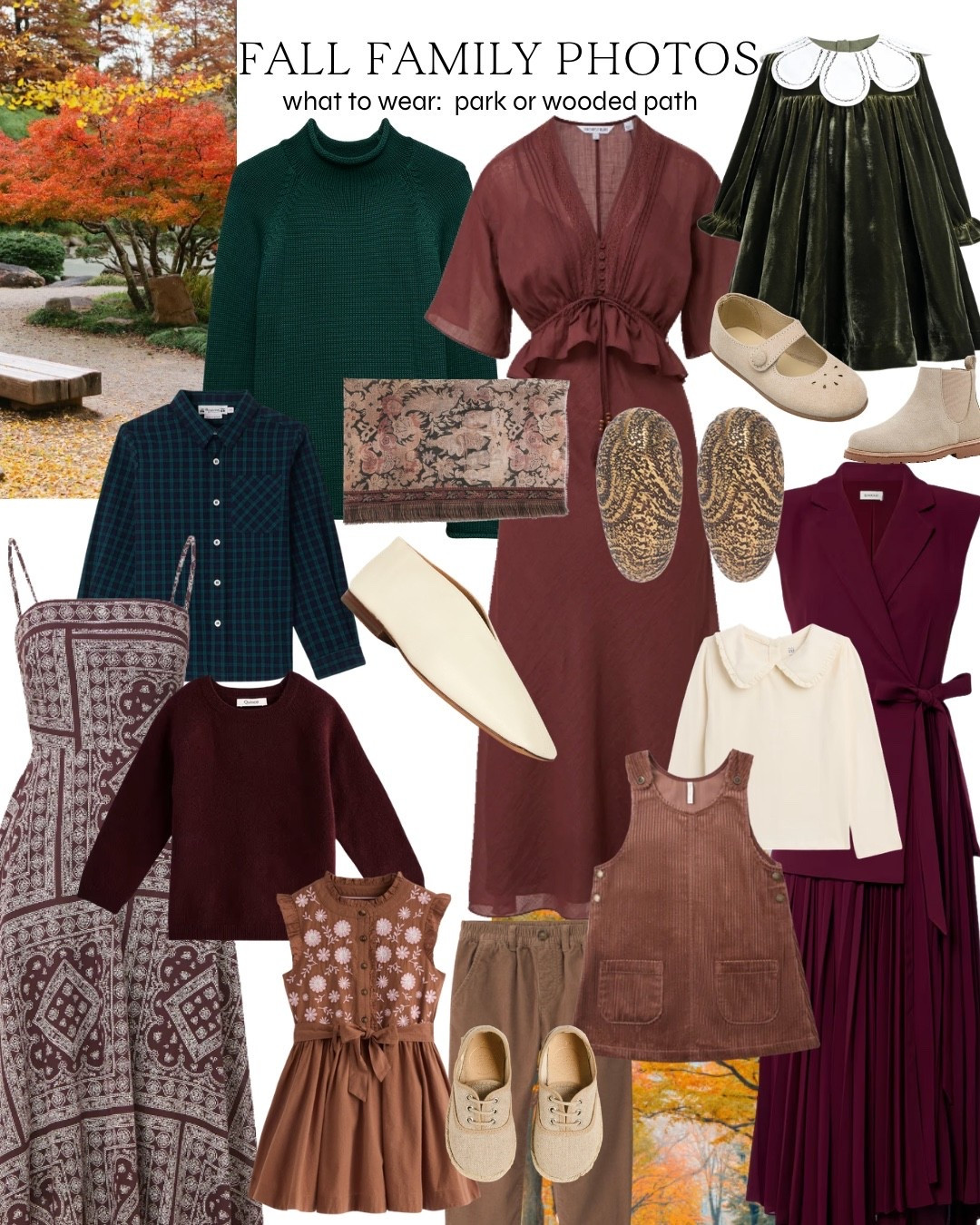 Burgundy, forest green, and cream fall family photo styling 🍂 Linked pieces for Mom to kick things off, plus coordinating items for the rest of the family

#LTKSeasonal #LTKKids #LTKmomlife