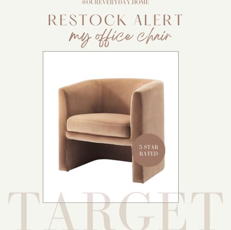 Target home accent chair back in stock 

tv console
Amazon sectional sofa 
console table black
home office
large dining room walls
olive and charcoal rug
tv stand
oval dining table
light fixtures
painted portrait
oureverydayhome

#LTKunder100 #LTKunder50 #LTKhome