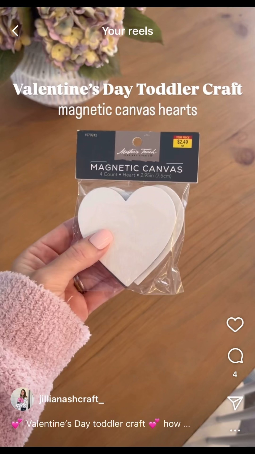 💕 Valentine’s Day toddler craft 💕 how cute are these magnetic canvas hearts that go on the fridge!! I bought a set of 4 from Hobby Lobby but I’m linking a similar version from Amazon. Used acrylic paint, this flower paint tray, a plastic tablecloth, and made some super cute Valentine’s Day hearts! 💗✨🧲

Craft supplies, toddler craft, kids crafts, toddler activity, holiday 

#LTKKids #LTKBaby #LTKmomlife