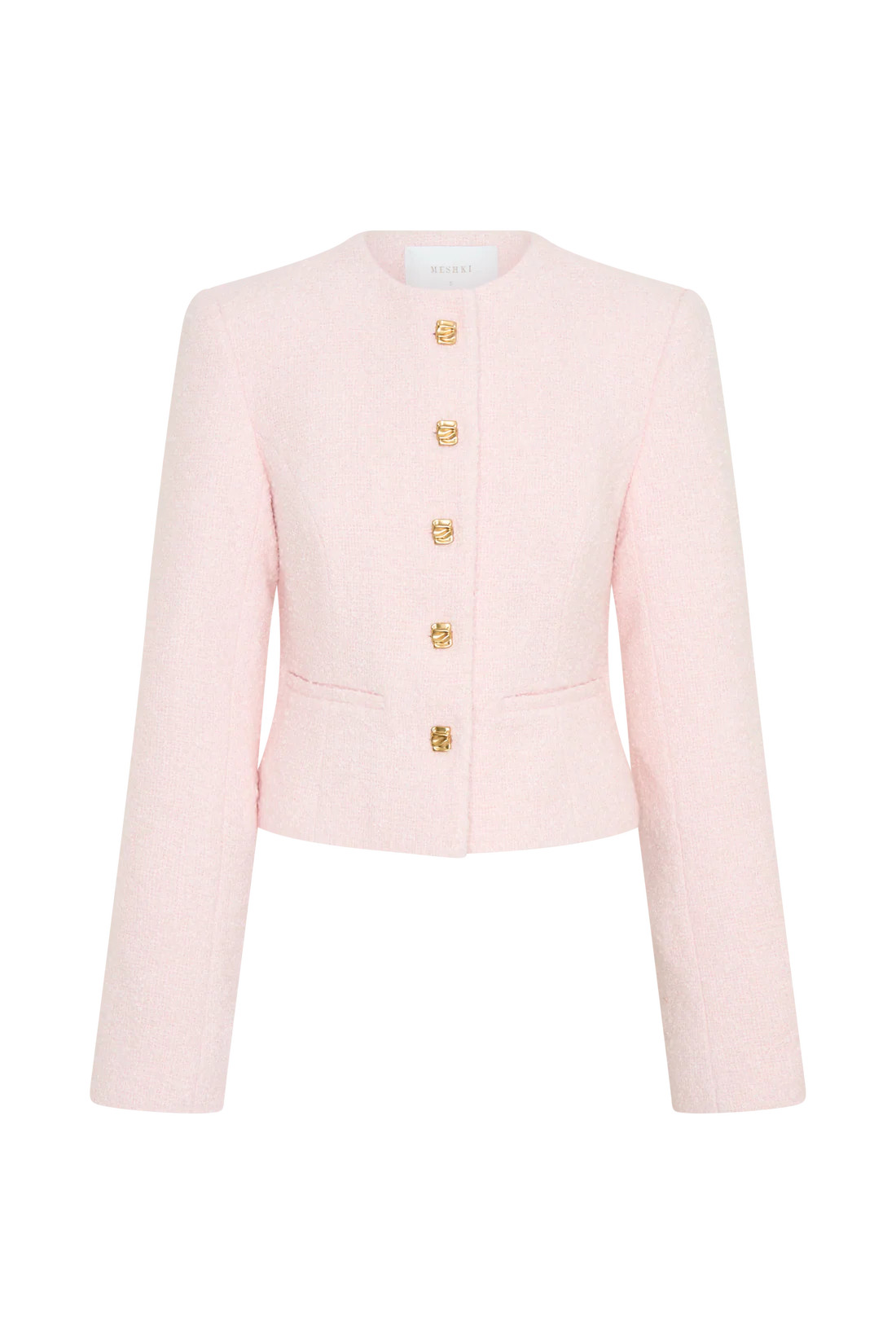 Boucle Jacket - Powder Pink | MESHKI US