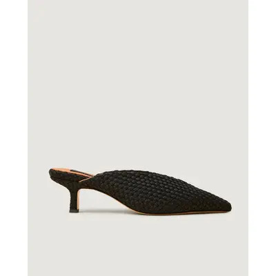 NAGHEDI Strada Kitten Heel in Onyx at Nordstrom, Size 38.5 | Nordstrom