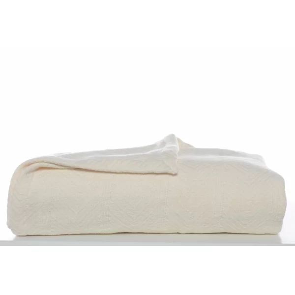 Herringbone Cotton Blanket | Wayfair North America