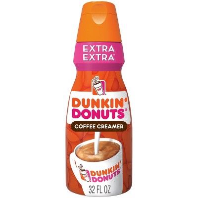 Dunkin' Donuts Extra Extra Coffee Creamer - 32 fl oz | Target