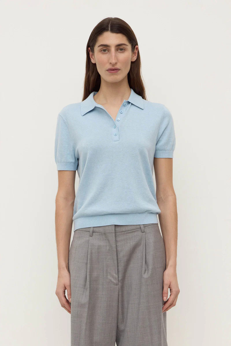 Sloane Cotton Cashmere Polo | Assembly Label (AU)