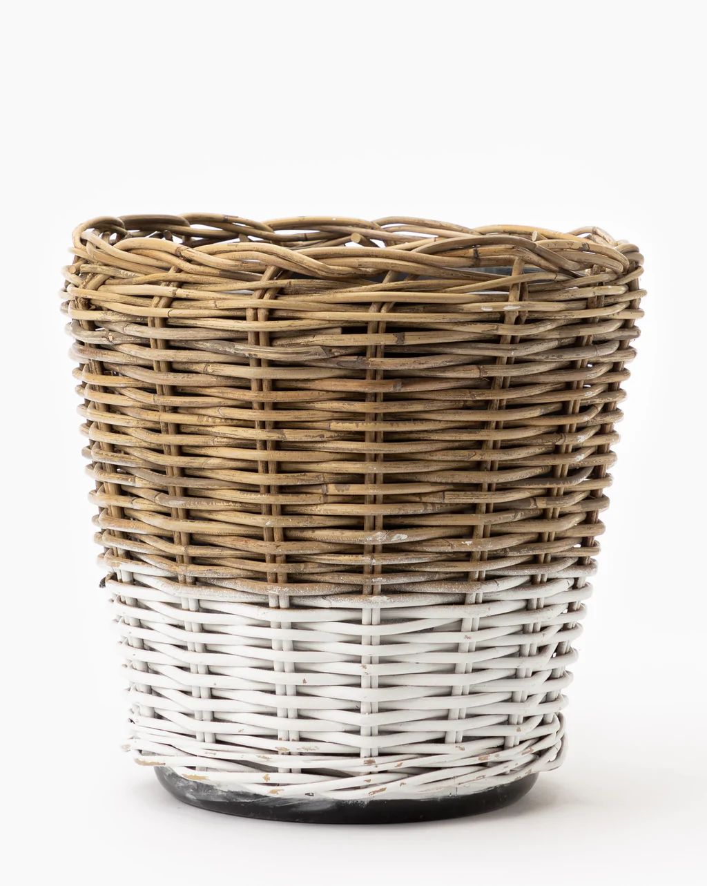 Colorblocked Woven Planter | McGee & Co.