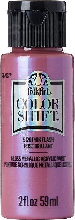 FolkArt Color Shift Acrylic Paint in Assorted Colors (2 ounce), Pink Flash | Amazon (US)