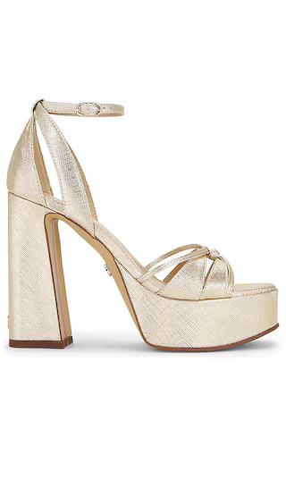 Kamille Sandal in Gold Leaf | Revolve Clothing (Global)