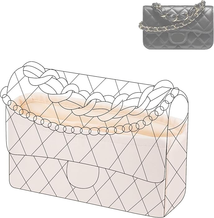 DGAZ Silk Purse Organizer Insert Fits Chanel Classic Flap Series Bag,Silky Smooth Bag Organizer... | Amazon (US)