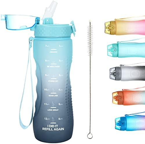 OLDLEY Kids Water Bottle for School, 25 oz (Straw Lid) BPA-Free Reusable Leak-proof Durable Trita... | Amazon (US)