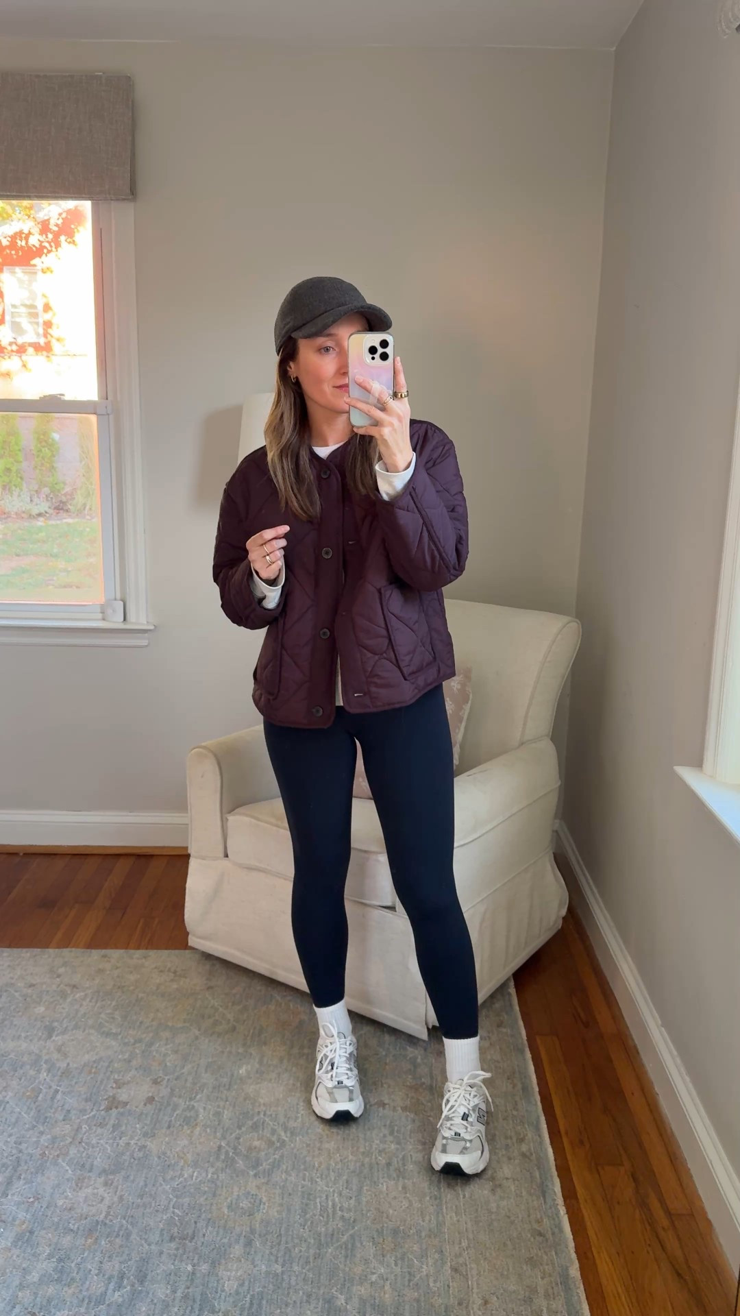 Zara jacket cannot be linked here but it is the patch pocket puffer jacket and it is $59.90. Wearing small. 
