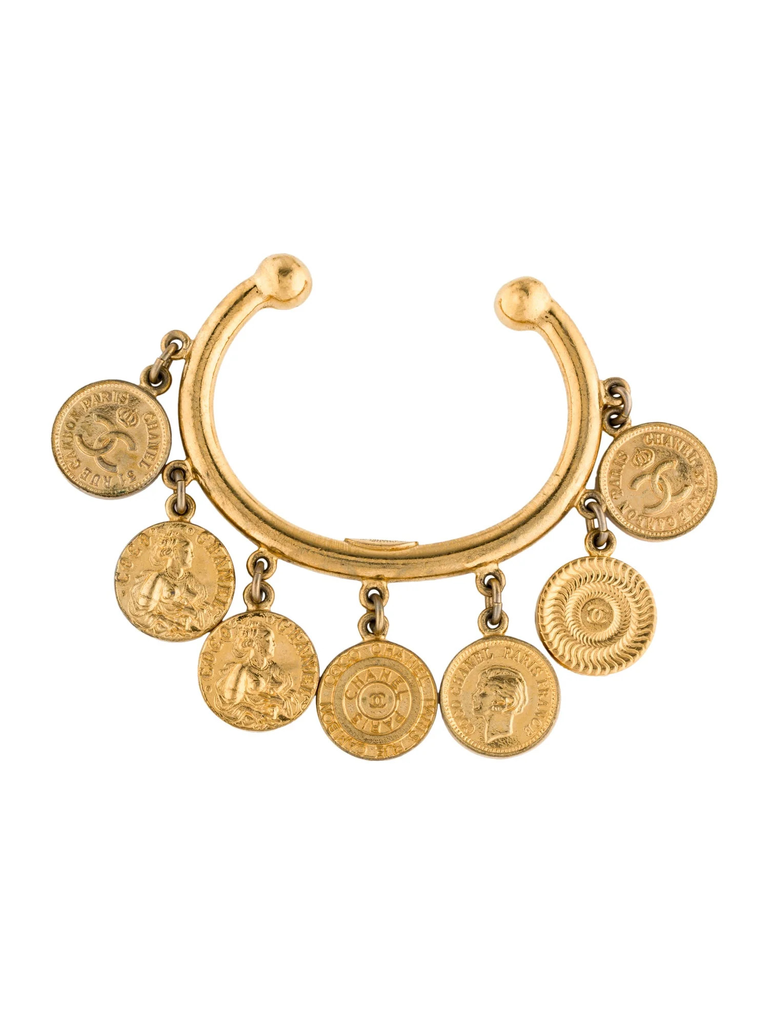 Vintage Medallion Charm Bracelet | The RealReal