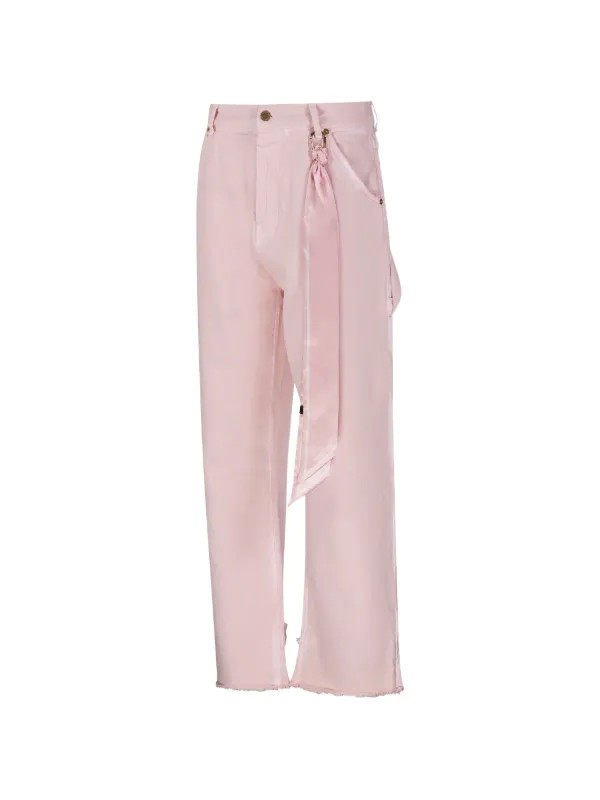 scarf-detail jeans | Farfetch Global