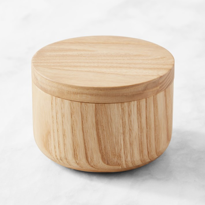 Hold Everything FSC® Salt Keeper, Ashwood | Williams-Sonoma