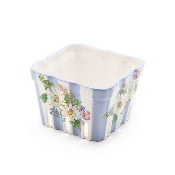 Wildflowers Blue Large Berry Basket | MacKenzie-Childs