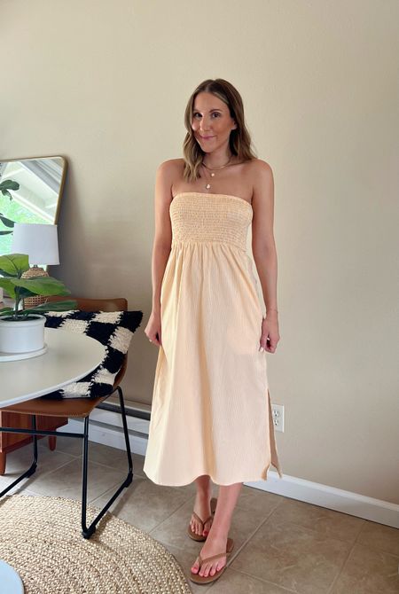 New summer dress from @walmartfashion ☀️ this dress is a great little throw on and go option! Comes with removable straps. Wearing a size xs

#walmartpartner #walmartfashion #walmartfinds #summerstyle 



#LTKFindsUnder50 #LTKStyleTip
