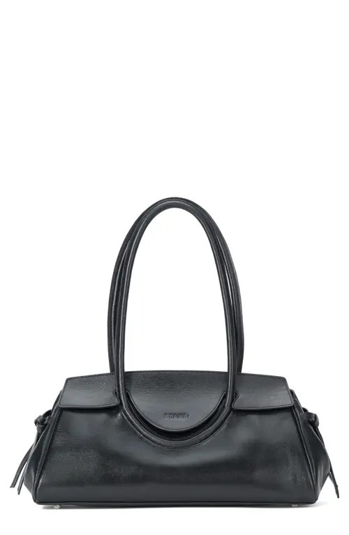 STAUD Maude Leather Shoulder Bag in Black at Nordstrom | Nordstrom