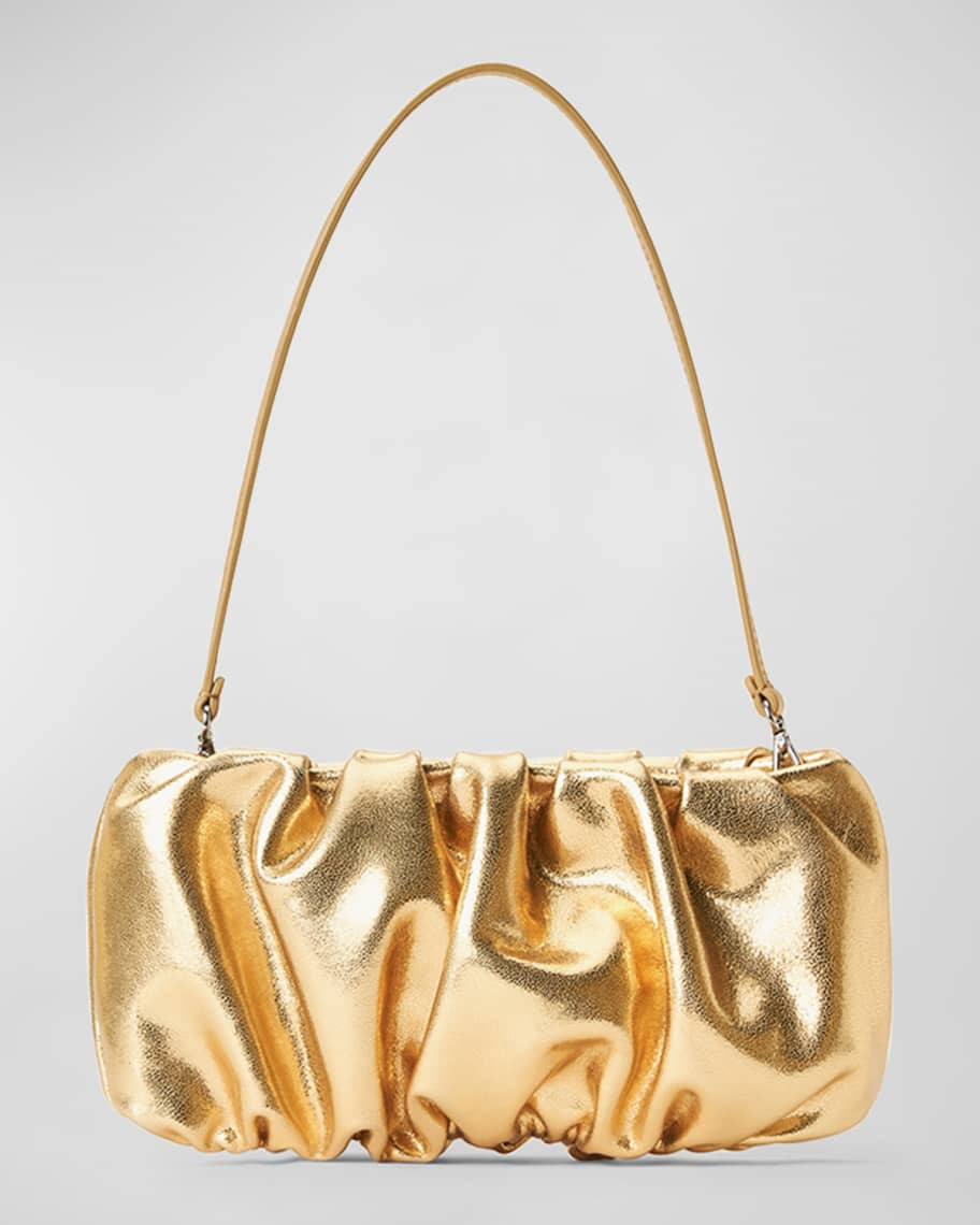 STAUD Bean Convertible Metallic Shoulder Bag | Neiman Marcus