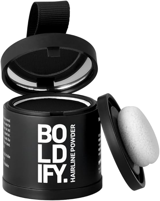 BOLDIFY Hairline Powder - Water-Resistant Root Touch Up Hair Color for Gray Coverage - 24-Hour St... | Amazon (US)