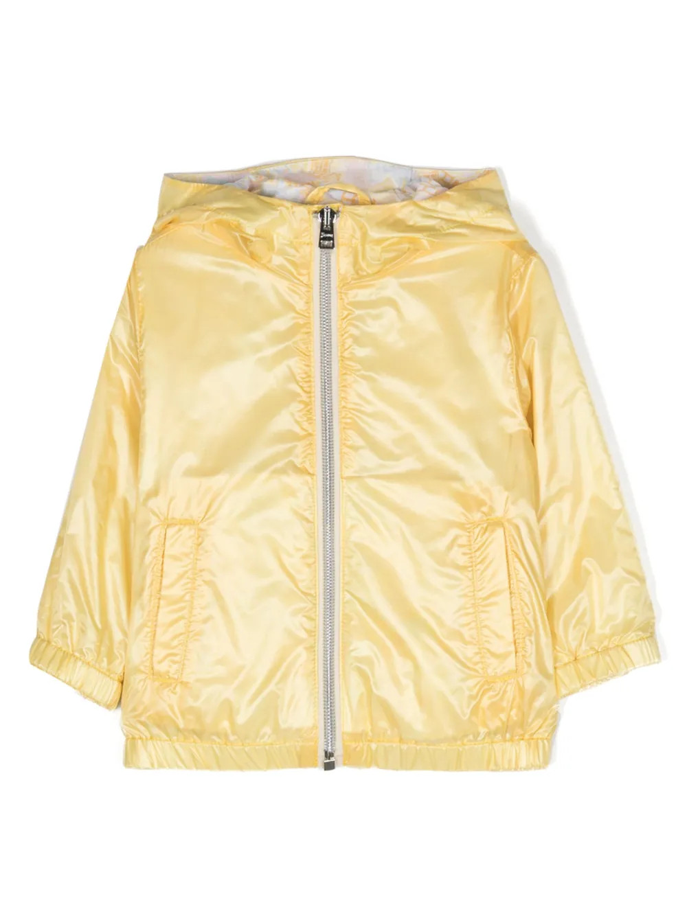 Herno Kids hooded rain jacket - Yellow | Farfetch Global