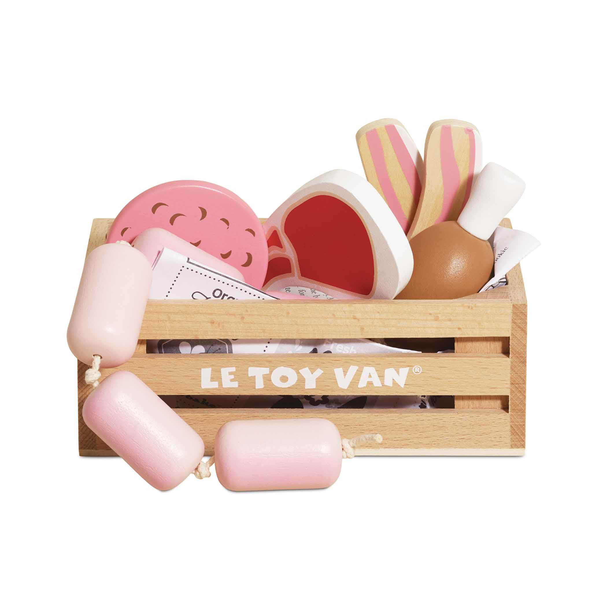 Le Toy Van TV189 Wooden Toy, Market Meat Crate | Amazon (UK)
