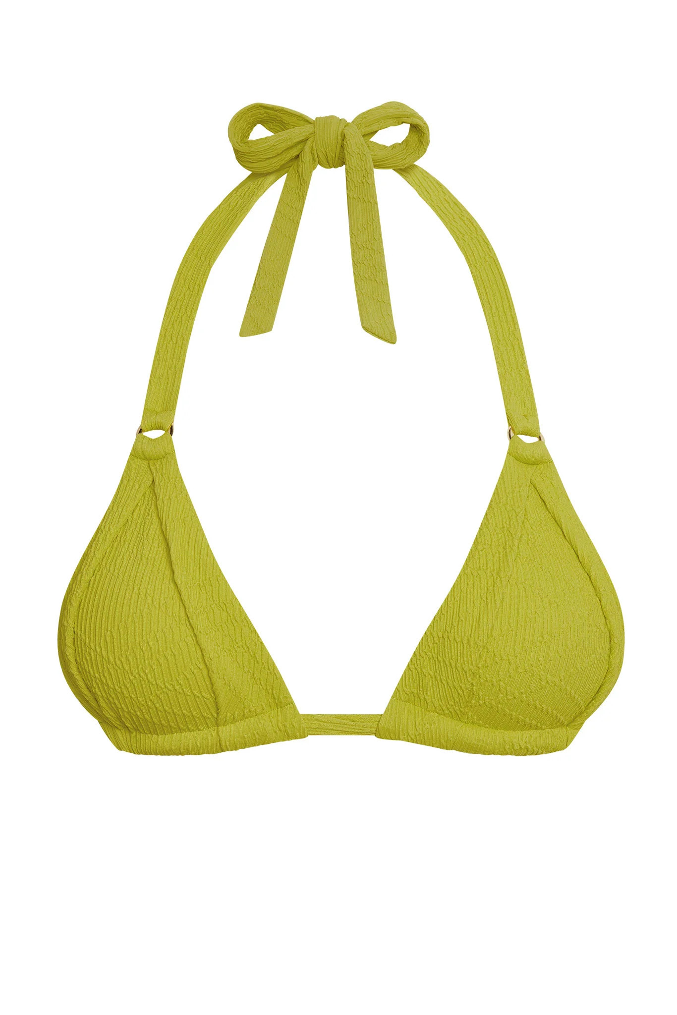 Morocco Top - Chartreuse Summer Plaid | Monday Swimwear