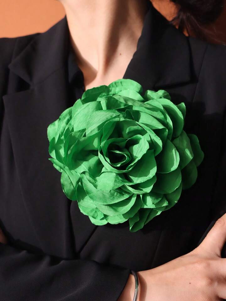 16CM Exaggerated Personalized Multi-Layer Fabric Flower Brooch Elegant Vintage Pin, Couple Evenin... | SHEIN