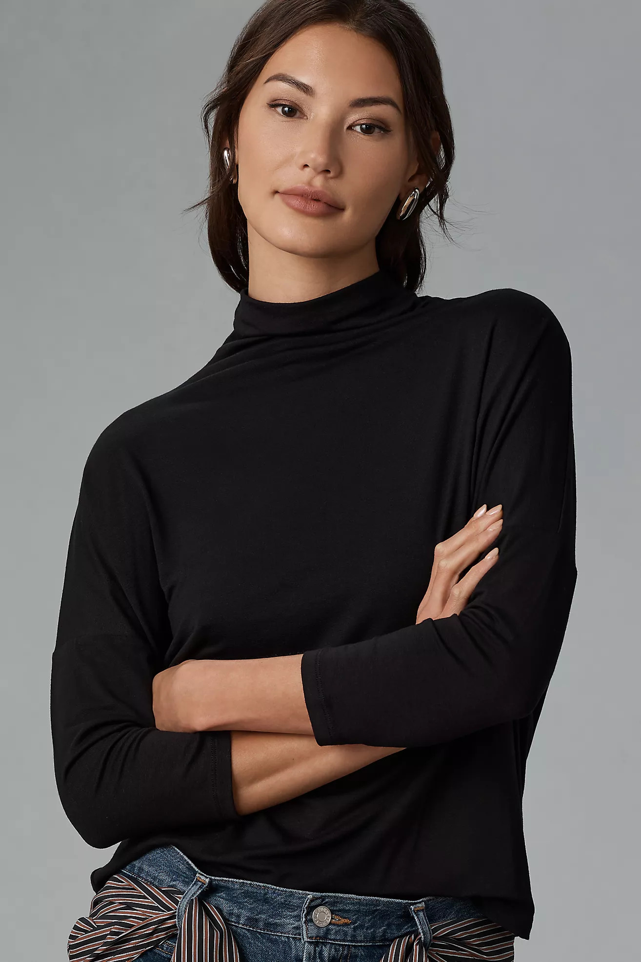 By Anthropologie Dolman Turtleneck Top | Anthropologie (US)