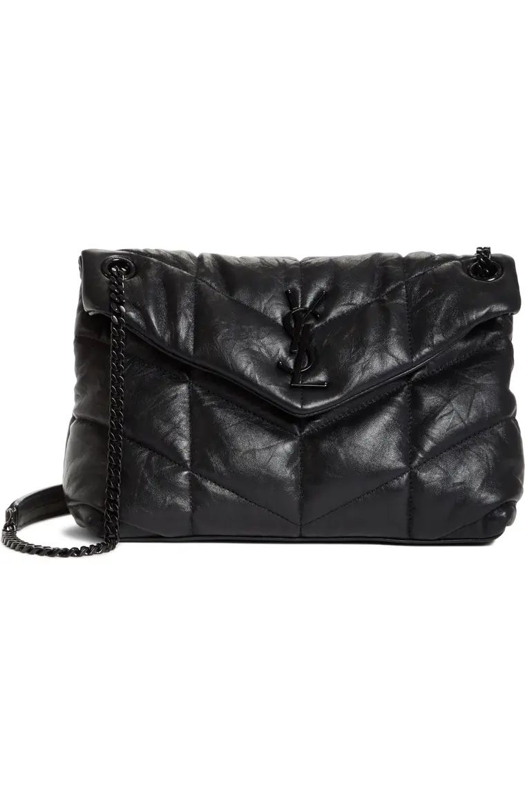 Small Lou Leather Puffer Bag | Nordstrom