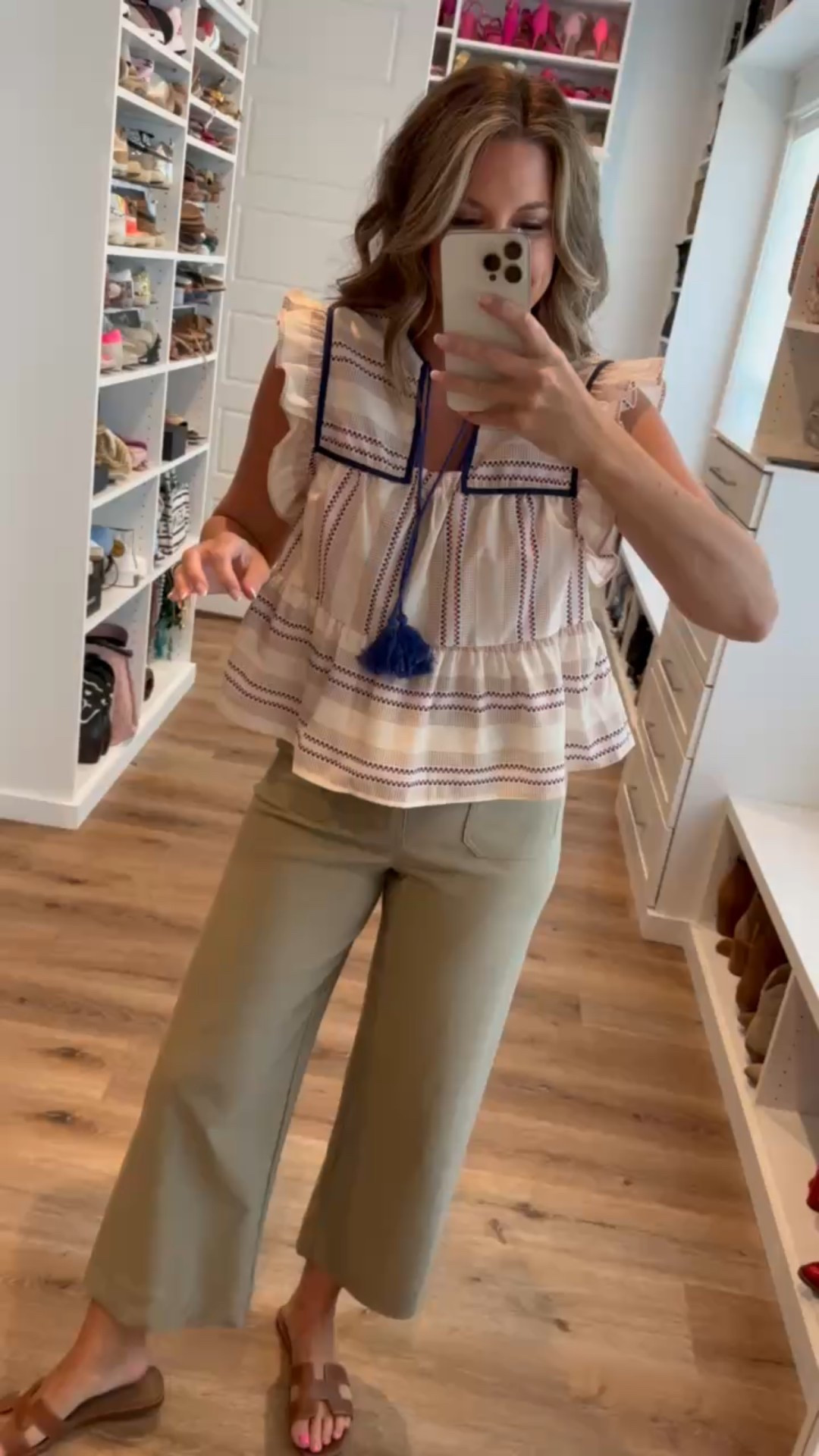 Chic and classic summer work wear in neutral tones—all from Amazon. I love a polished piece that looks professional but can also transition into happy hour! In a medium peplum blouse, side 28 wide leg pants, sandals and accessories- fits tts. Shop dandy, neutral, classic, work outfit, old money, timeless, closet staple, teacher outfits

#LTKStyleTip #LTKWorkwear #LTKFindsUnder50