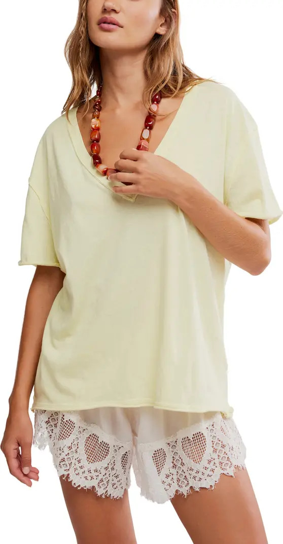 Nina V-Neck Cotton T-Shirt | Nordstrom