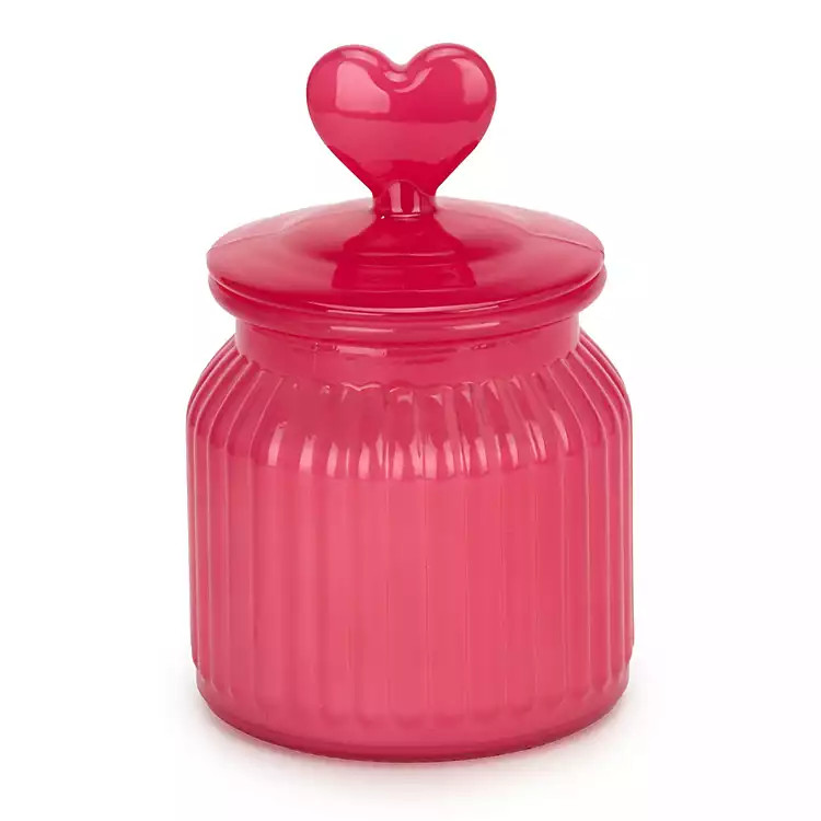 New! Cupids Arrow Heart Finial 2-Wick Jar Candle | Kirklands