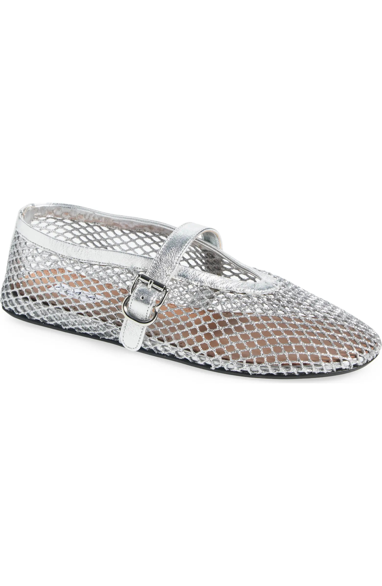 Alaïa Fishnet Ballerina Flat (Women) | Nordstrom | Nordstrom