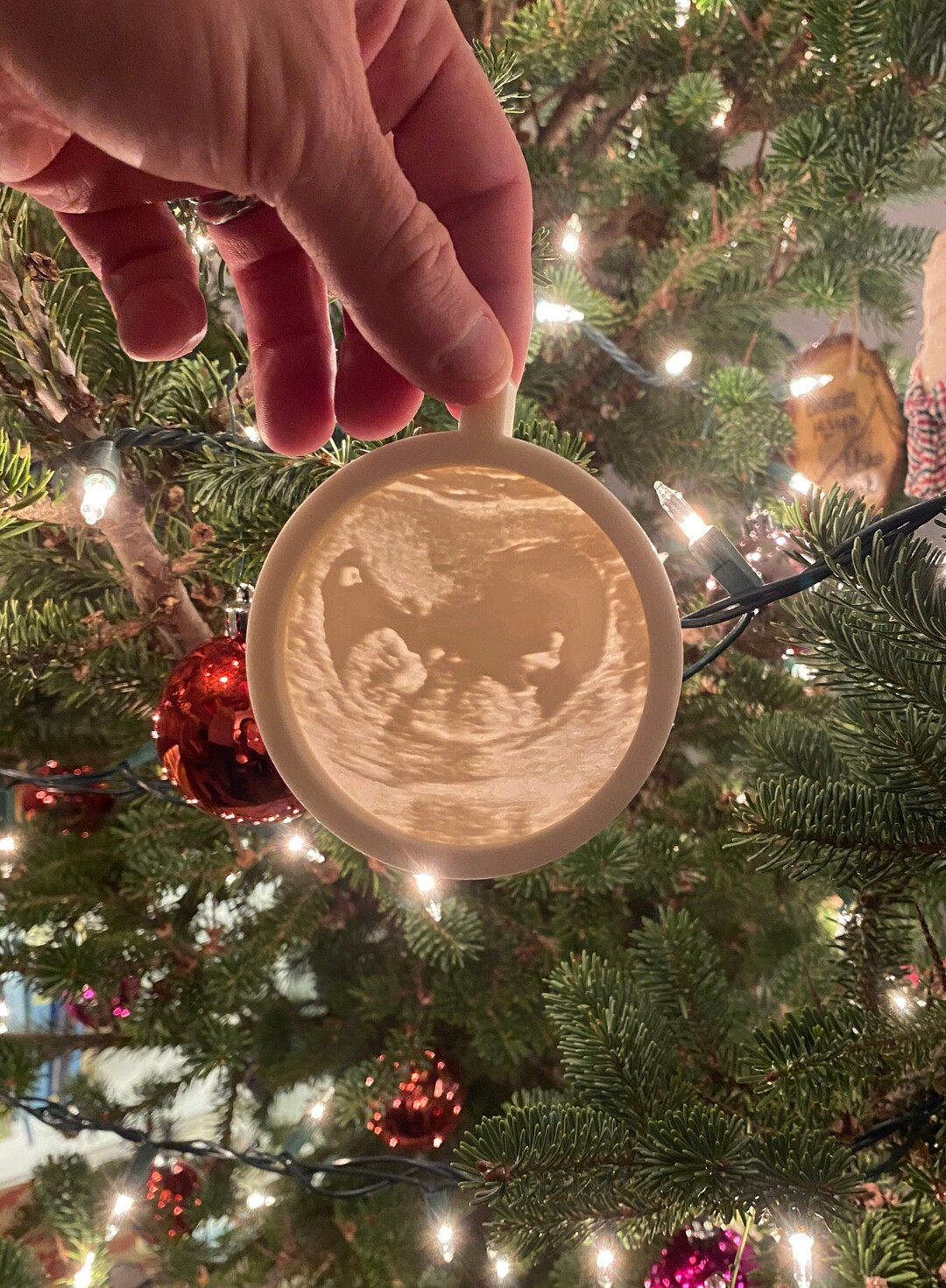 Sonogram Ornament Customizable and Personalized Sonogram - Etsy | Etsy (US)