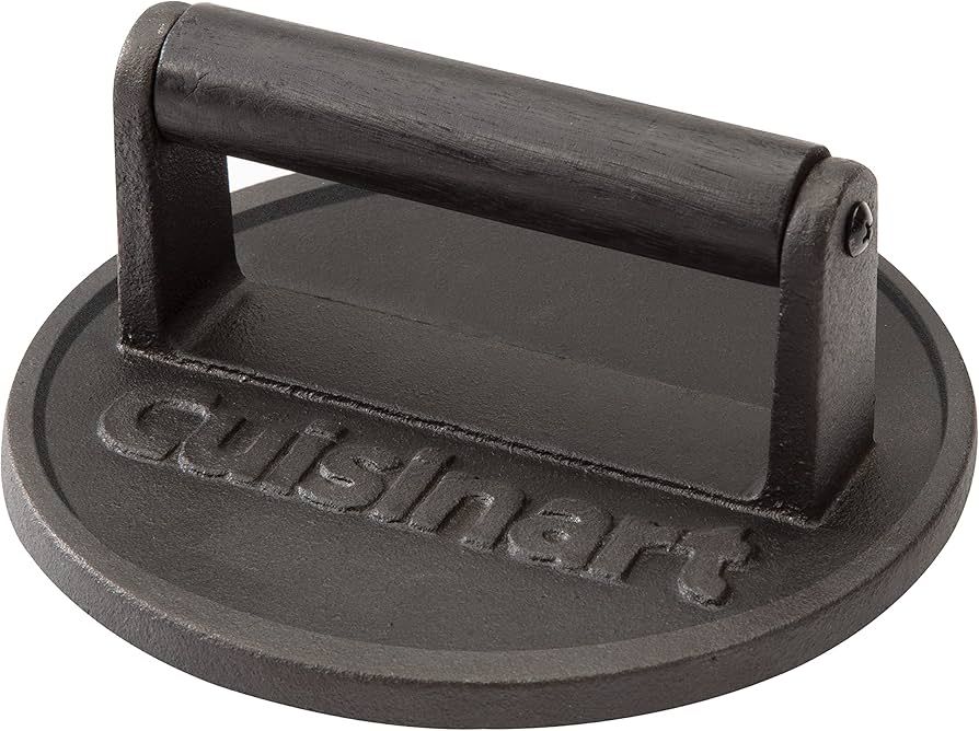 Cuisinart Smashed Burger Press, Cast Iron CISB-111 | Amazon (US)