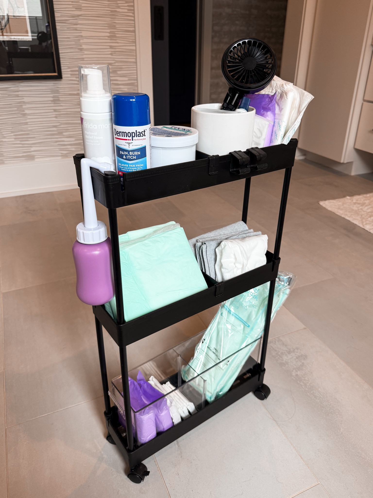 Linked everything from my postpartum care cart I keep in the bathroom! 

#LTKFamily #LTKBaby #LTKBump