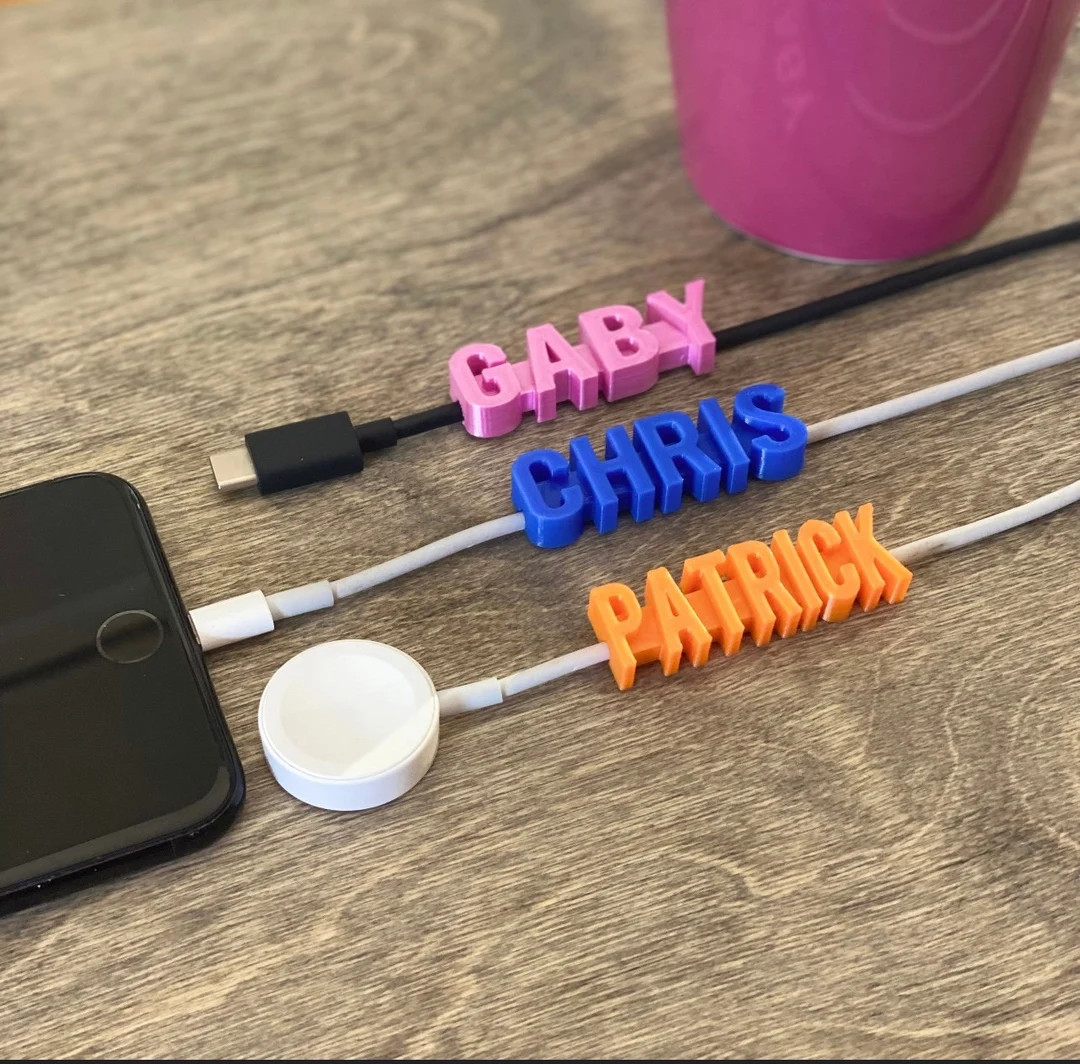 Personalized Charger Name Tag Phone Charm 2.8mm iPhone - Etsy | Etsy (US)