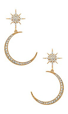 8 Other Reasons Moon And Star Earrings in Gold from Revolve.com | Revolve Clothing (Global)