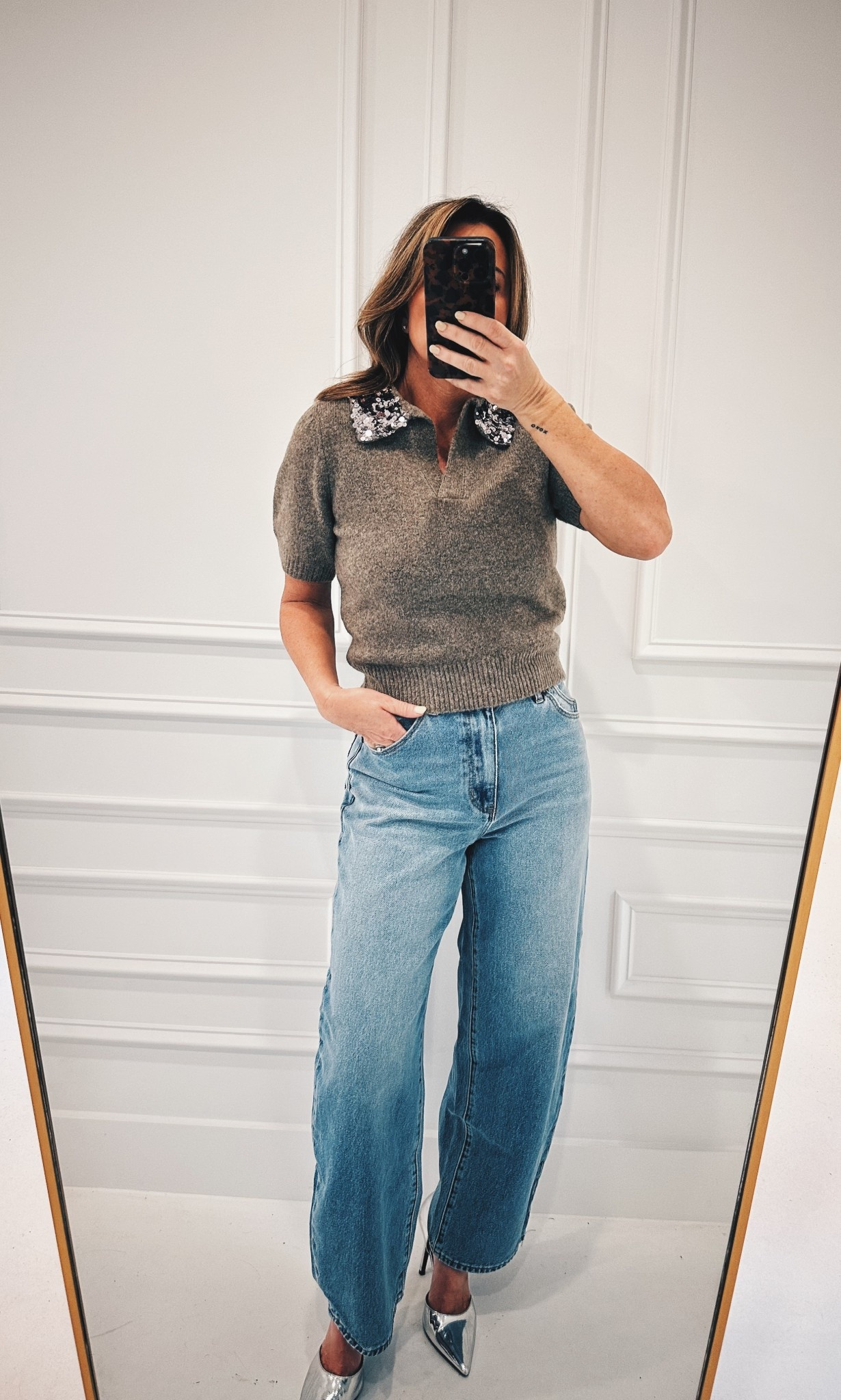 The cutest sweater! 
Wearing size small in top and 26 in n jeans

Sweater | Jeweled Sweater | Triple Threads | Sale

#LTKU #LTKSaleAlert #LTKOver40