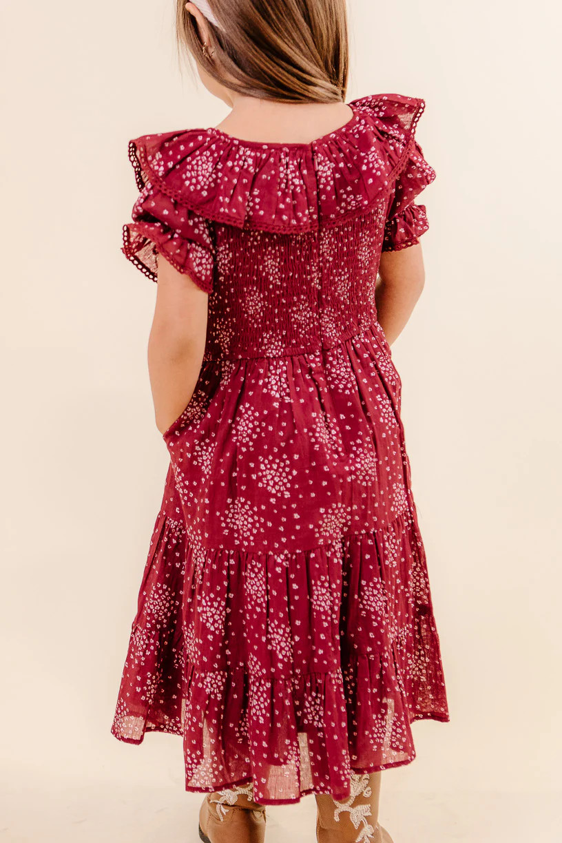 Mini Gracie Dress in Wine Floral | Ivy City Co