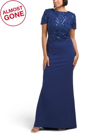 Edry Embellished Top Gown | TJ Maxx