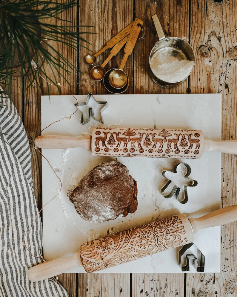 Embossed Rolling Pin | Etsy | Etsy (CAD)