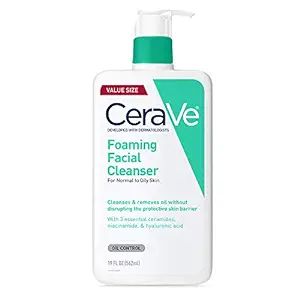 CeraVe Foaming Facial Cleanser | Daily Face Wash for Oily Skin with Hyaluronic Acid, Ceramides, a... | Amazon (US)