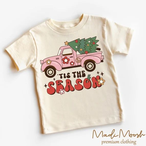 Tis the Season Christmas Toddler Shirt  Christmas Tree Truck - Etsy | Etsy (US)