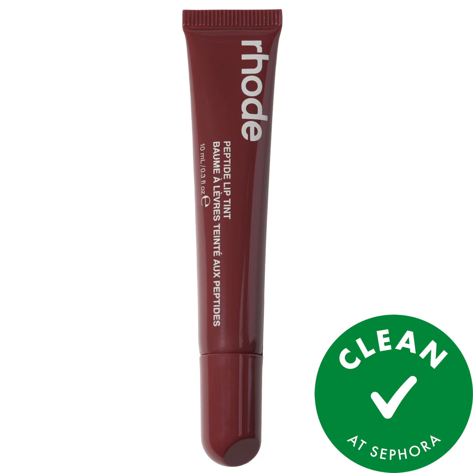 rhode Peptide Lip Tint Nourishing Glaze PB & J - warm berry brown 0.3oz/10ml | Sephora (US)