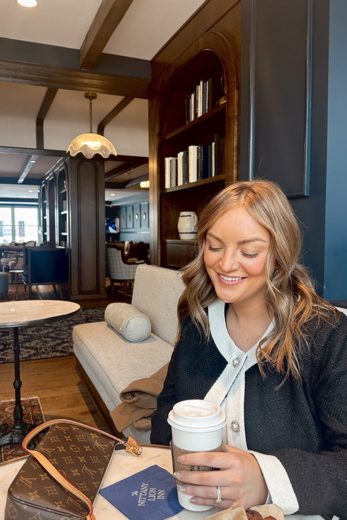 starting the day with coffee & cozy vibes ☕️ this chic color block tweed jacket from lulus is the perfect winter layer—and it’s on sale! don’t wait to snag this timeless piece 🫶🏼

#LTKStyleTip #LTKSaleAlert #LTKWorkwear