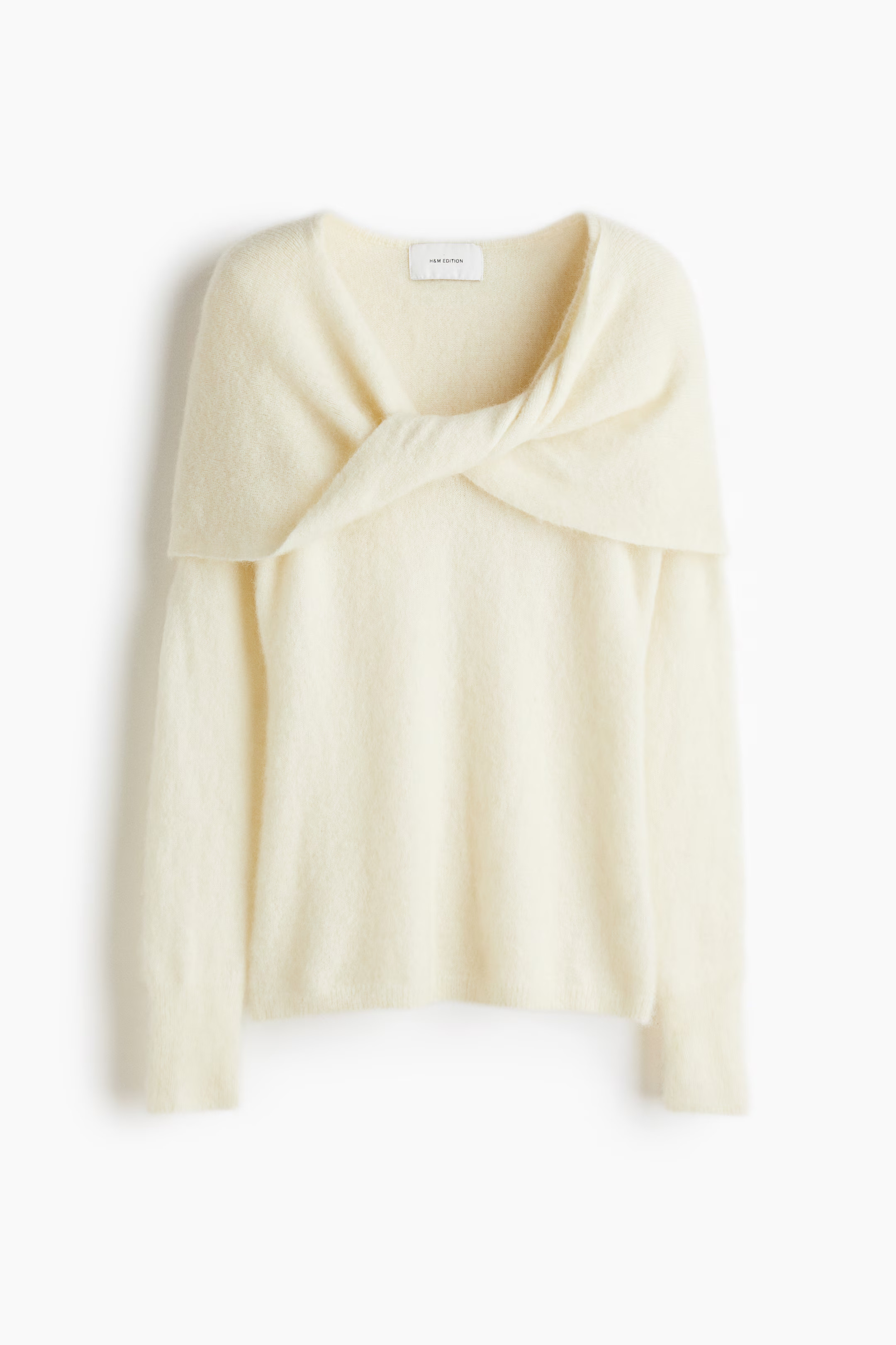 Mohair-Blend Twist-Detail Top | H&M (US + CA)